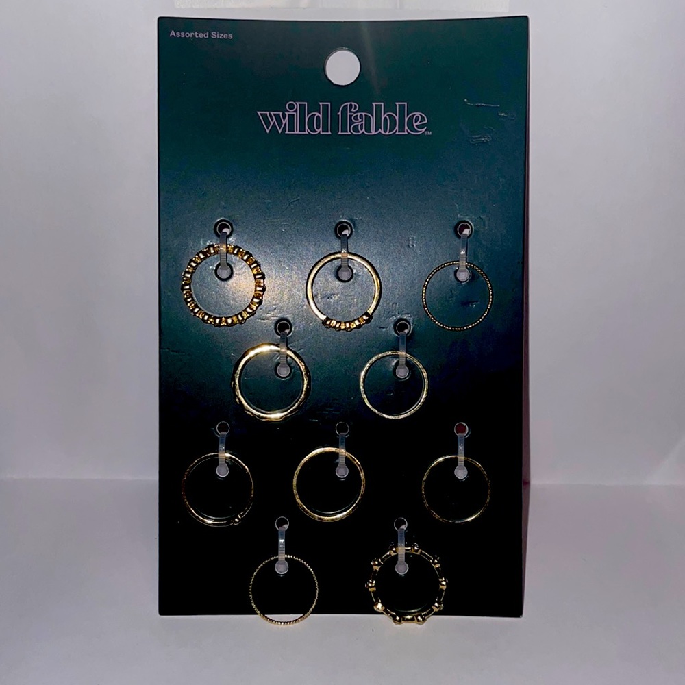 10 Gold rings